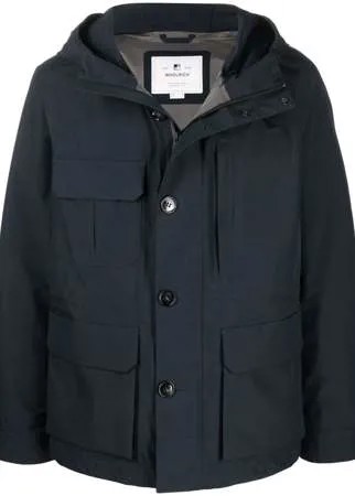Woolrich куртка с капюшоном и карманами