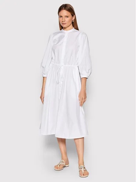 Платье-рубашка стандартного кроя Polo Ralph Lauren, белый