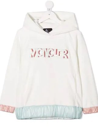 Moncler Enfant худи с вышитым логотипом