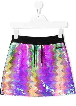 Gaelle Paris Kids юбка с пайетками