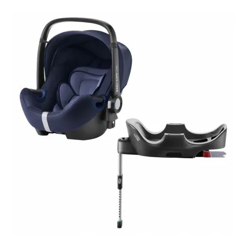 Автокресло-переноска группа 0+ (до 13 кг) BRITAX ROMER Baby-Safe2 i-Size + Flex Base, Moonlight Blue