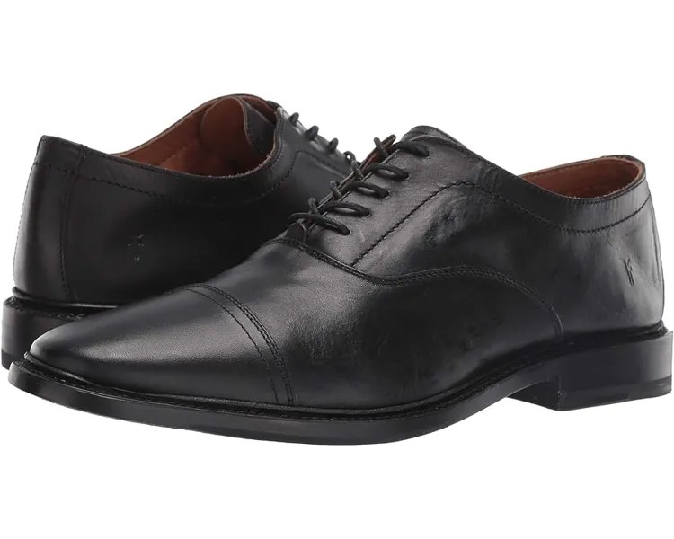 Оксфорды Frye Paul Bal, цвет Black Smooth Pull Up
