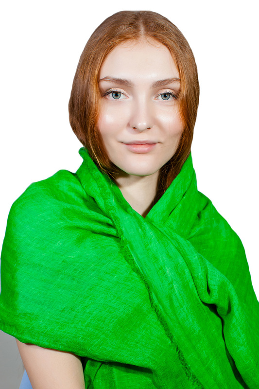 Палантин женский FIORIO MILANO FM1 H0003 002 зеленый