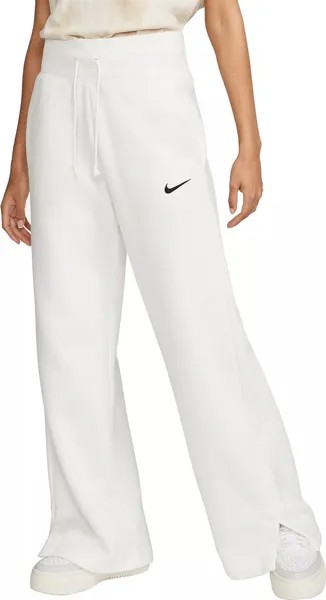 Женские флисовые спортивные штаны Nike Sportswear с высокой талией и широкими штанинами Phoenix Sportswear