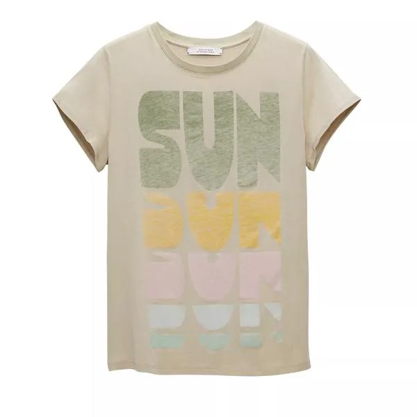 Футболка sun child shirt 015 green mix Dorothee Schumacher, мультиколор