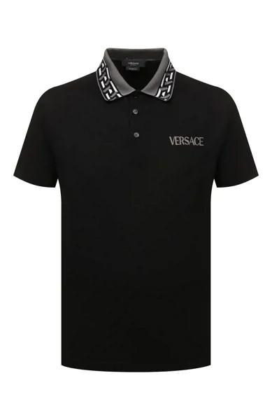 Хлопковое поло Versace