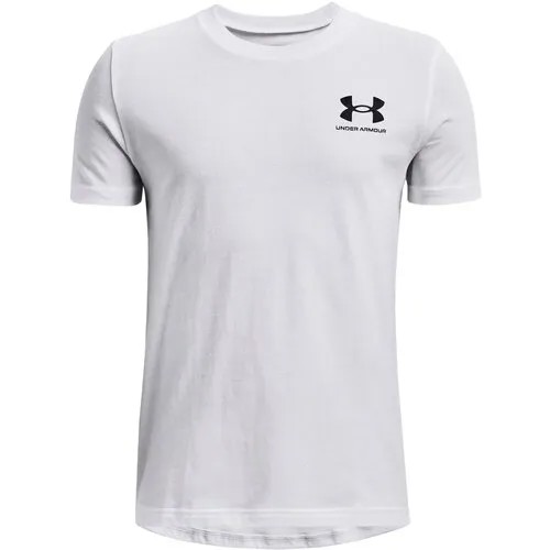 Футболка спортивная Under Armour, размер YXL, white