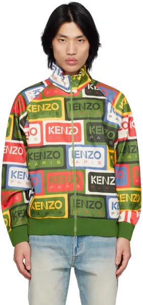 Многоцветная спортивная куртка Kenzo Paris 'Kenzo Labels'