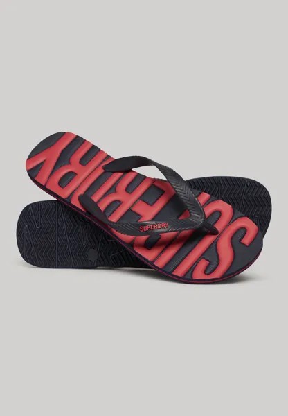 Шлепанцы Superdry, насыщенный темно-синий Flip Flops
