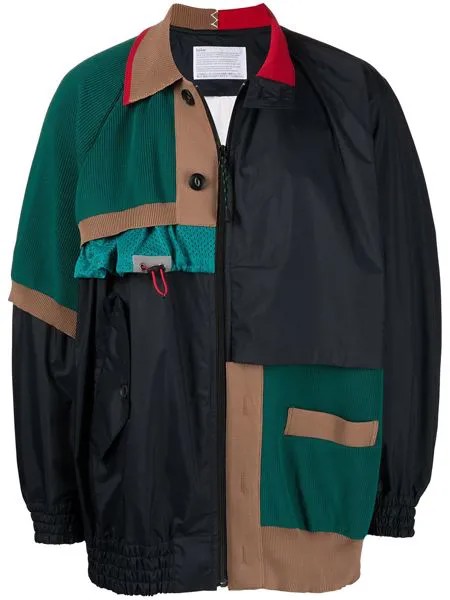 Kolor куртка-рубашка в стиле колор-блок