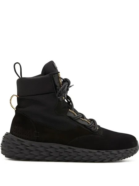 Giuseppe Zanotti высокие кроссовки Urchin, черный