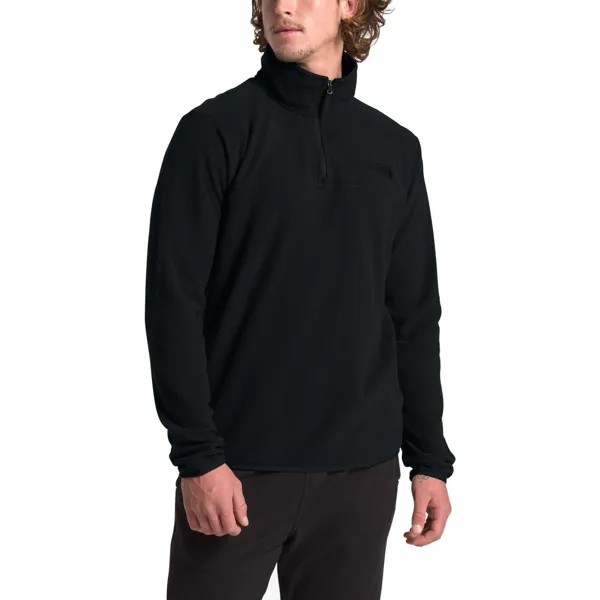 ПУЛОВЕР ИЗ ФЛИСА THE NORTH FACE GLACIER 1/4 ZIP ПУЛОВЕР СВИТШОТ Черный размер SM