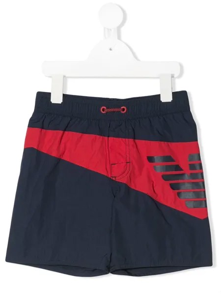Emporio Armani Kids плавки-шорты с логотипом