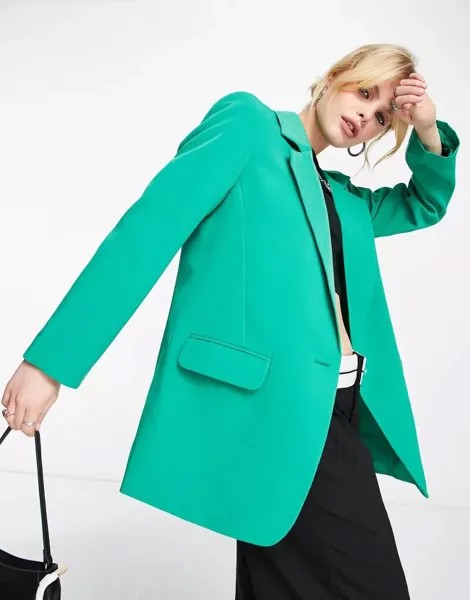 Only – Элегантный пиджак зеленого цвета
