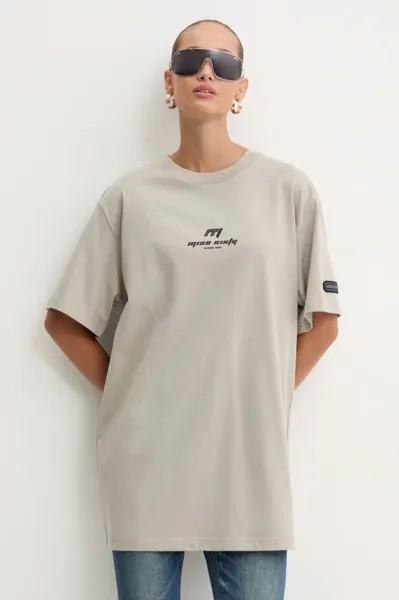 Хлопковая футболка Miss Sixty, серый