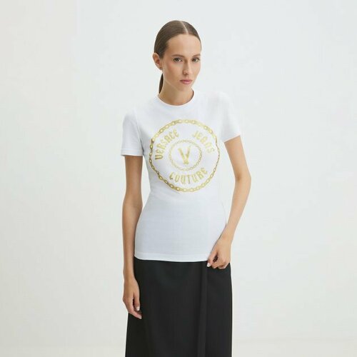 Футболка Versace Jeans Couture, размер S, белый