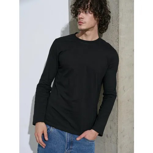 Лонгслив Uzcotton, размер 64-66\5XL, черный