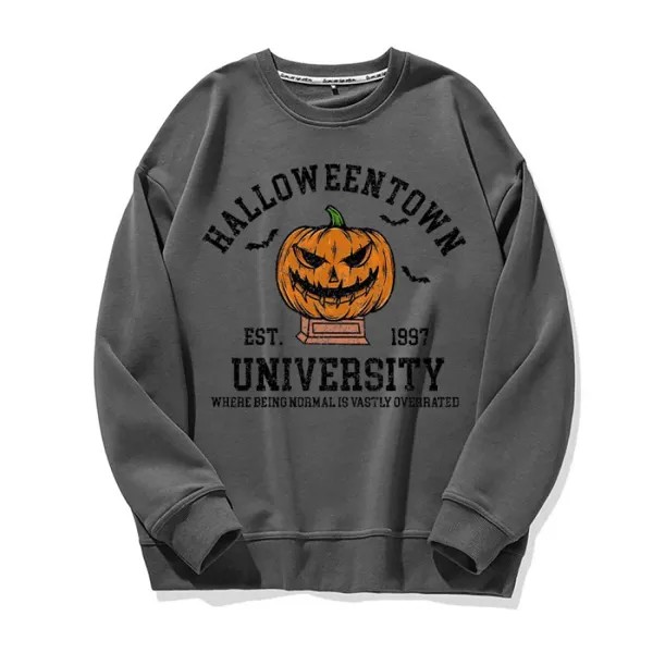 Женский свитшот с принтом Halloween Town EST 1997
