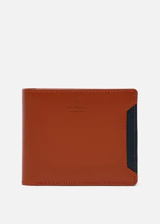 Кошелек Master-piece Notch Leather Billfold Middle, цвет оранжевый