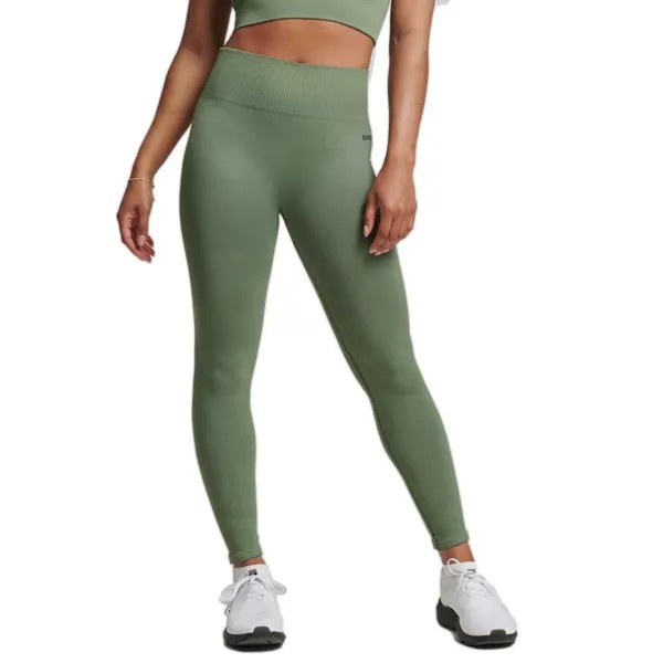 Леггинсы Superdry Core Seamless 7/8, зеленый