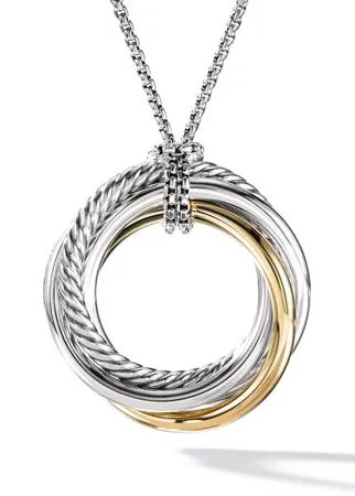 David Yurman серебряная подвеска Crossover