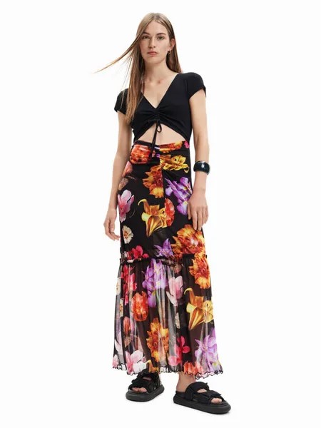 Платье на каждый день, стандартного кроя Desigual, черный