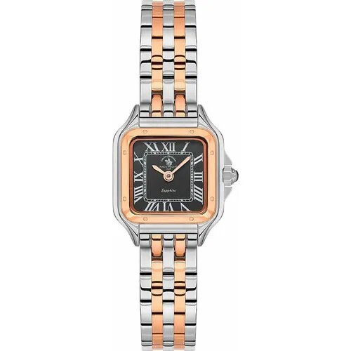 Наручные часы SANTA BARBARA POLO & RACQUET CLUB Luxury, серебряный, черный