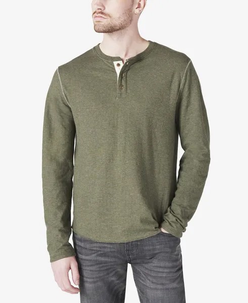 Мужской свитер duo-fold henley с длинным рукавом Lucky Brand