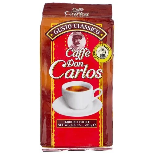 Кофе молотый Carraro don carlos, 250 г