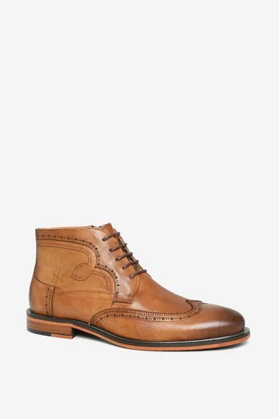 Кожаные ботинки броги премиум-класса 'Brackley' Alexander Pace, коричневый