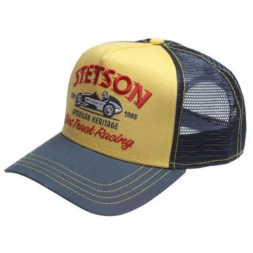 Бейсболка STETSON арт. 7751154 DIRT TRACK RACING (синий / желтый), размер UNI