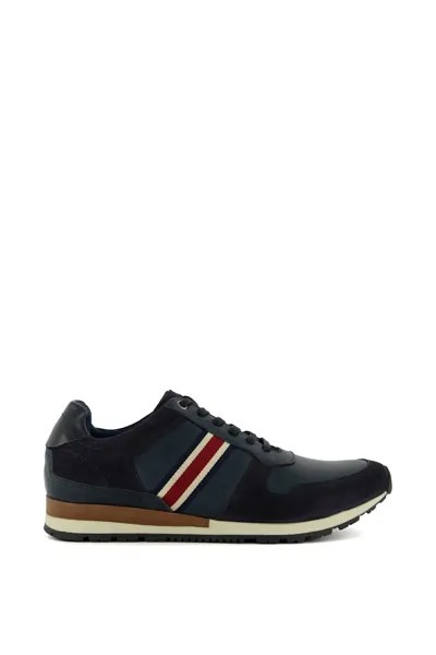 Кроссовки 'Tronic' Leather Trainers Dune London, синий