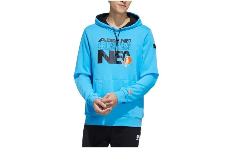 Толстовка унисекс синяя Adidas Neo, синий