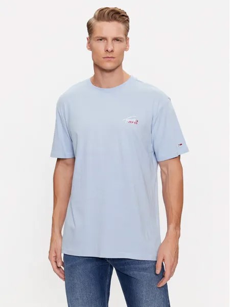 Футболка классического кроя Tommy Jeans, синий