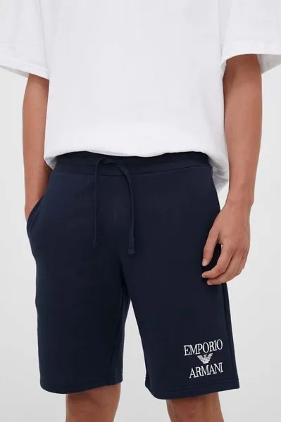 Домашние шорты Emporio Armani Underwear, темно-синий
