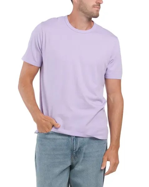 Футболка с короткими рукавами Garment Dye Vince, цвет Iris