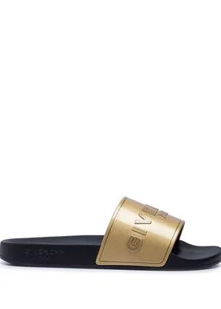 Givenchy шлепанцы с логотипом