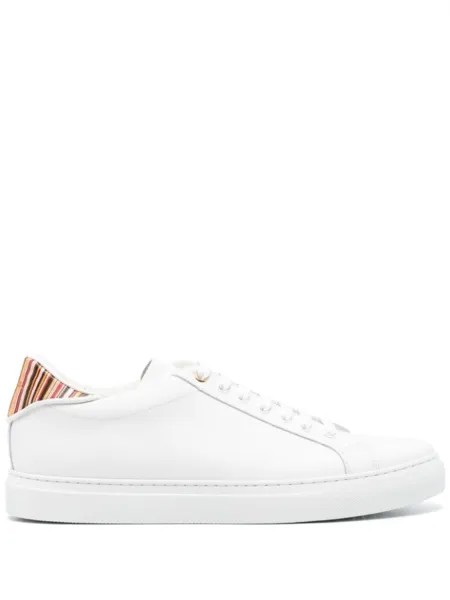 Paul Smith кеды Beck с полосками, белый