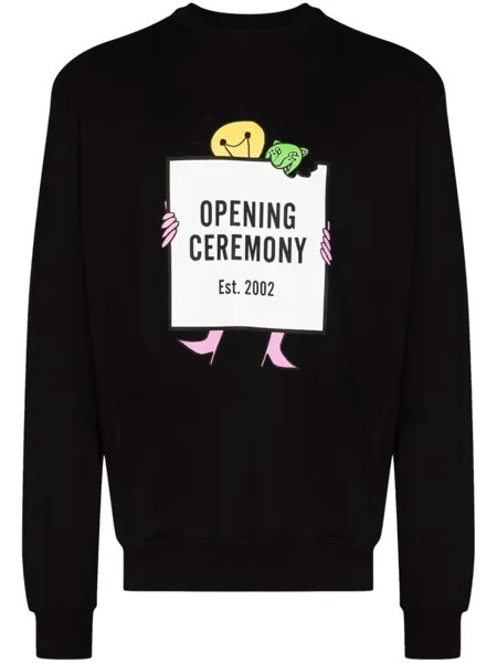 Opening Ceremony толстовка с круглым вырезом, черный