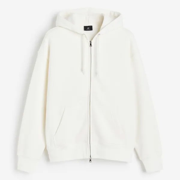 Толстовка H&M Oversized Fit Hooded, белый