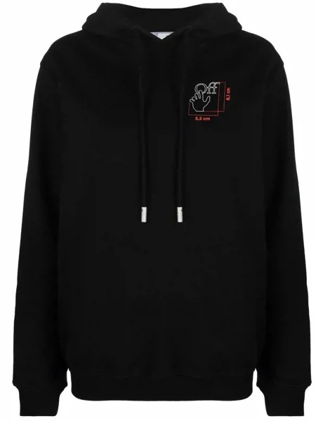 Off-White худи с логотипом
