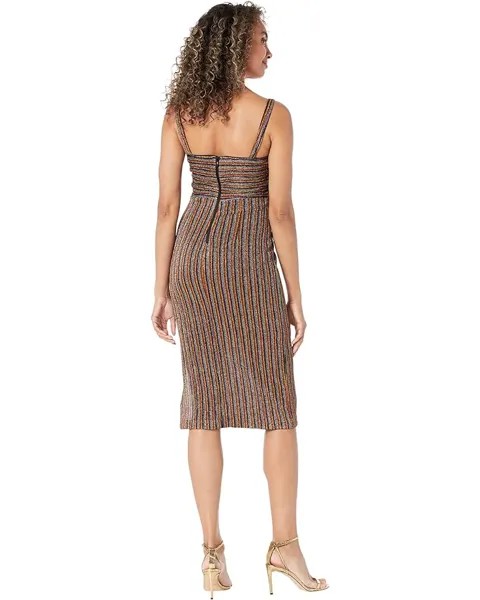 Платье Donna Morgan Midi Sequin Dress, цвет Black/Multi