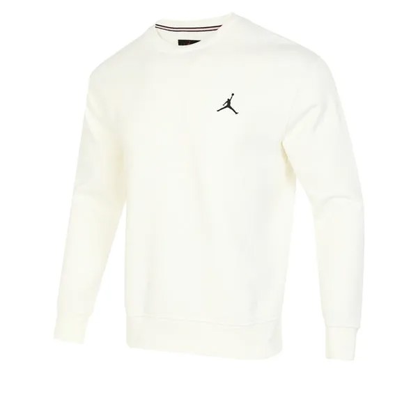 Кроссовки Flight MVP свитшот с круглым вырезом из флиса и графикой Air Jordan, белый