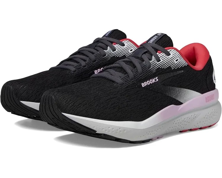Кроссовки Brooks Ghost 16, цвет Black/Ebony/Raspberry