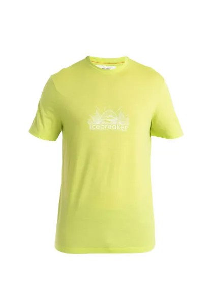 Спортивная футболка Icebreaker TECH LITE III, цвет Neon Yellow