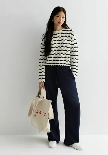 Свитер Wavy Stripe Stitch New Look, белый