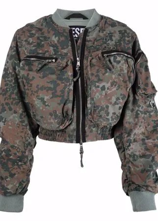 Diesel бомбер с камуфляжным узором