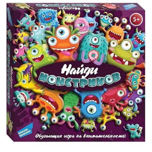 Настольная игра Dream Makers Найди монстриков (1619H)