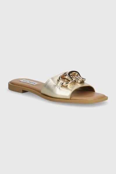 Кожаные тапочки Gene Steve Madden, золотой