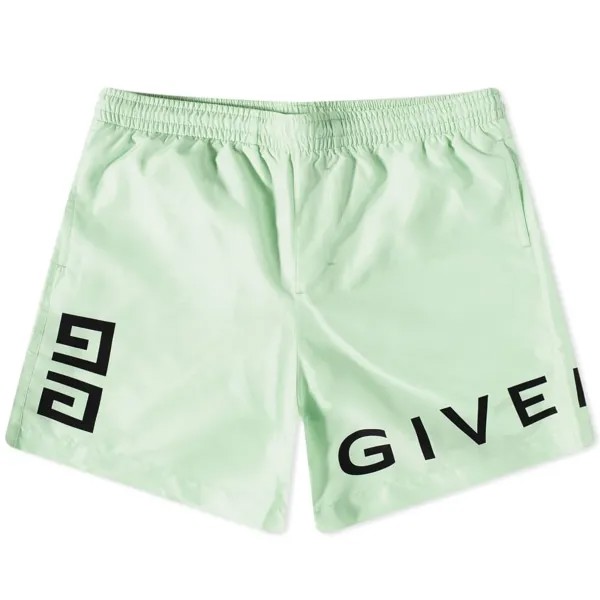 Джинсовые шорты для плавания с длинным логотипом 4G Givenchy